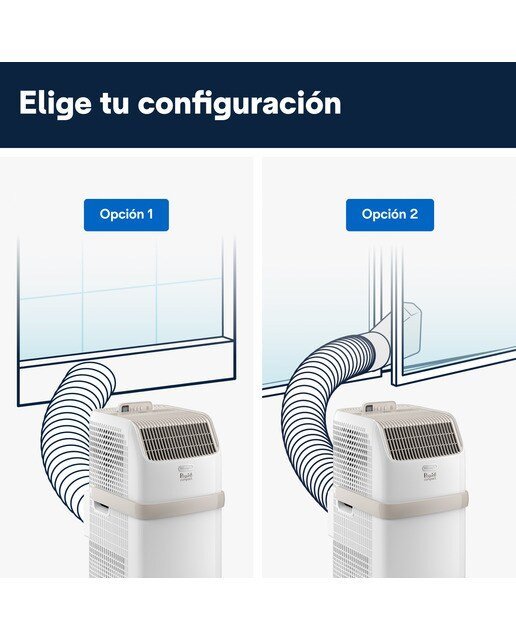 Aire Acondicionado Portátil De'Longhi PAC ES72 Classic, Pingüino Compact con 2.075 frig/h - Blanco - Imagen 5