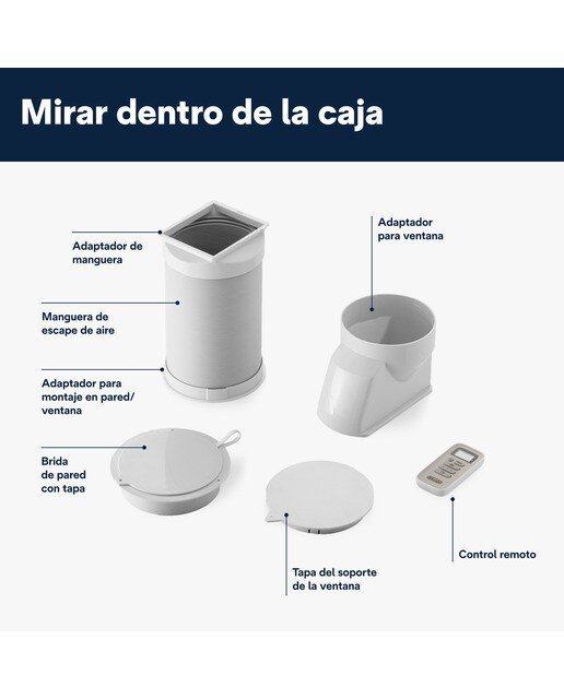 Aire Acondicionado Portátil De'Longhi PAC ES72 Classic, Pingüino Compact con 2.075 frig/h - Blanco - Imagen 6