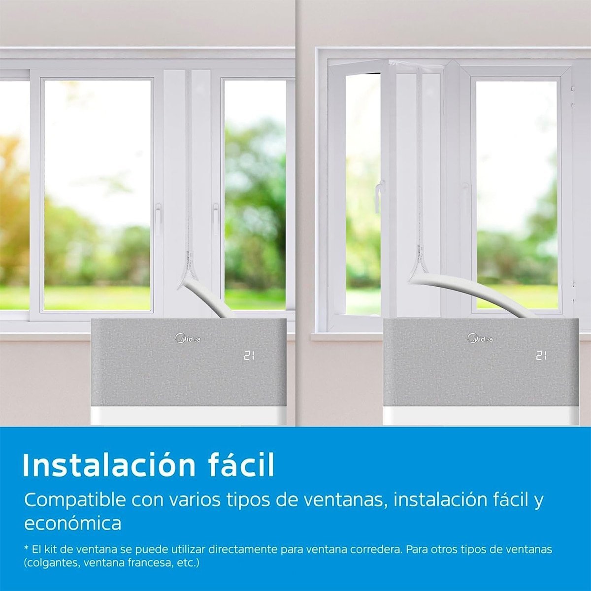 Aire Acondicionado Portátil Midea MMCS-12HRN8-QRD0 con 3010 frig/h y 2750 kcal/h - Imagen 11