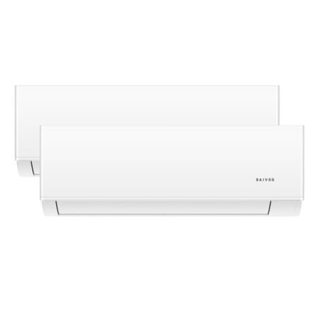 Aire Acondicionado Multisplit 2x1 Saivod AFH091226W Inverter con 2.064 frig/h + 2.322 frig/h, WiFi